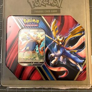 Pokemon Zacian V Galar Legends Tin! Factory SEALED!